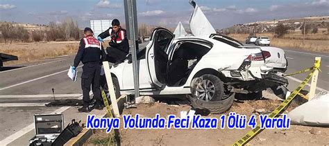 konya beyşehir yolu trafik kazası